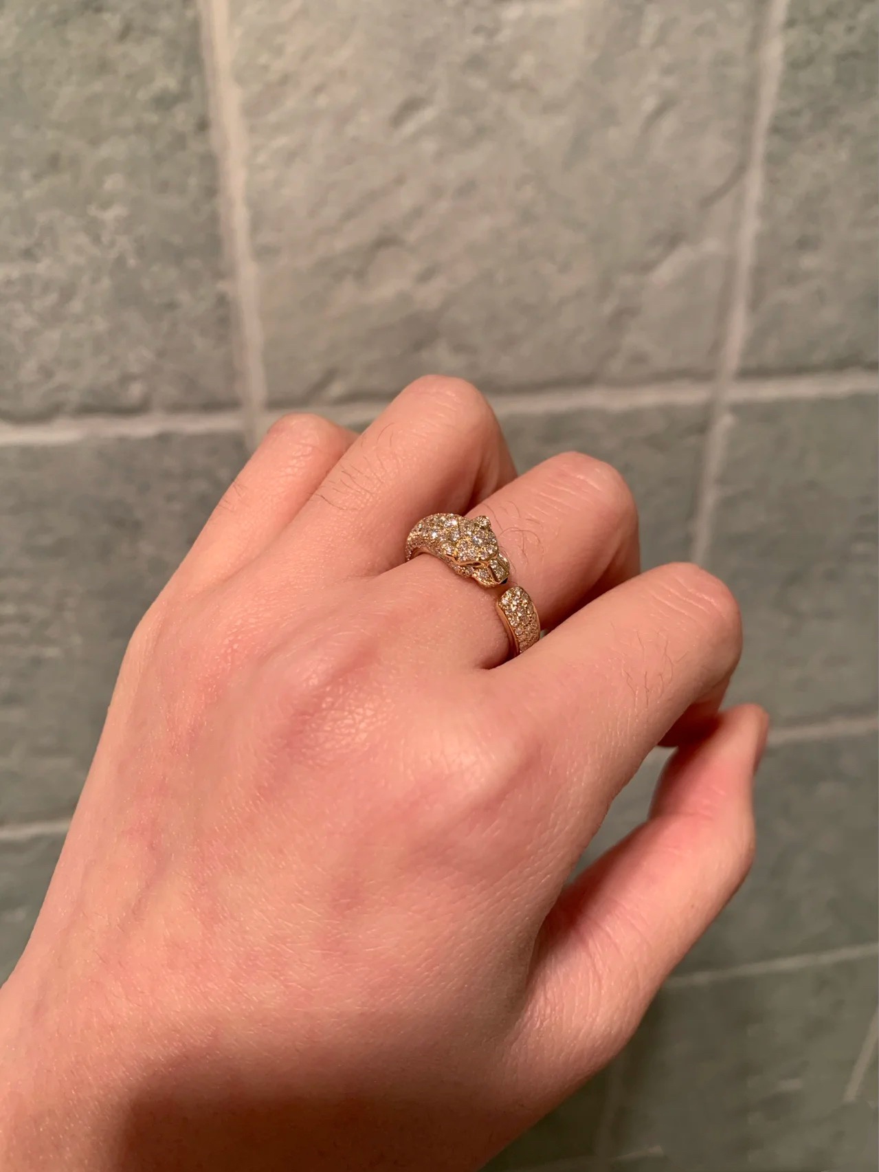 Cartier PANTHÈRE DE RING Dupe, Gold