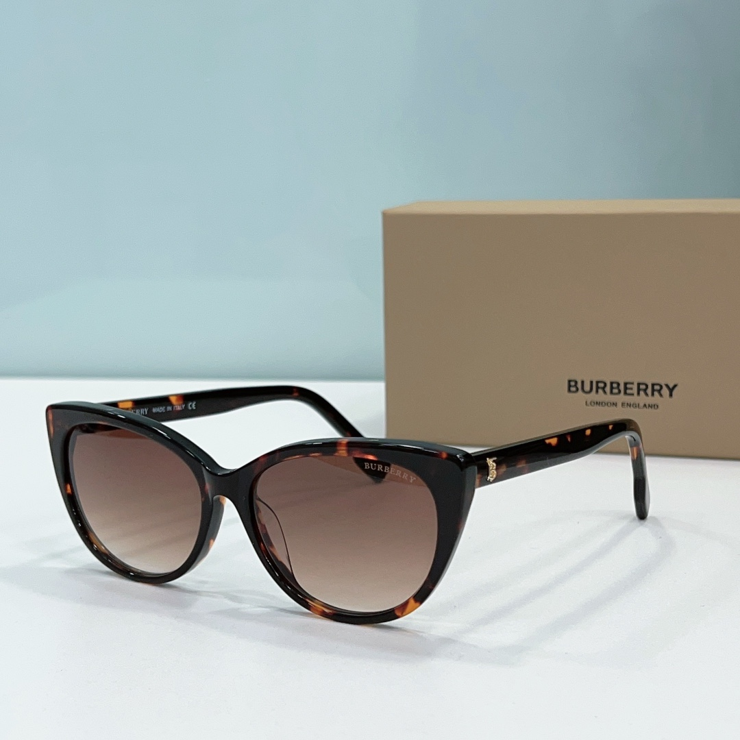 Burberry  Fashionable Cat-eye Sunglasses  Top quality （Replica）