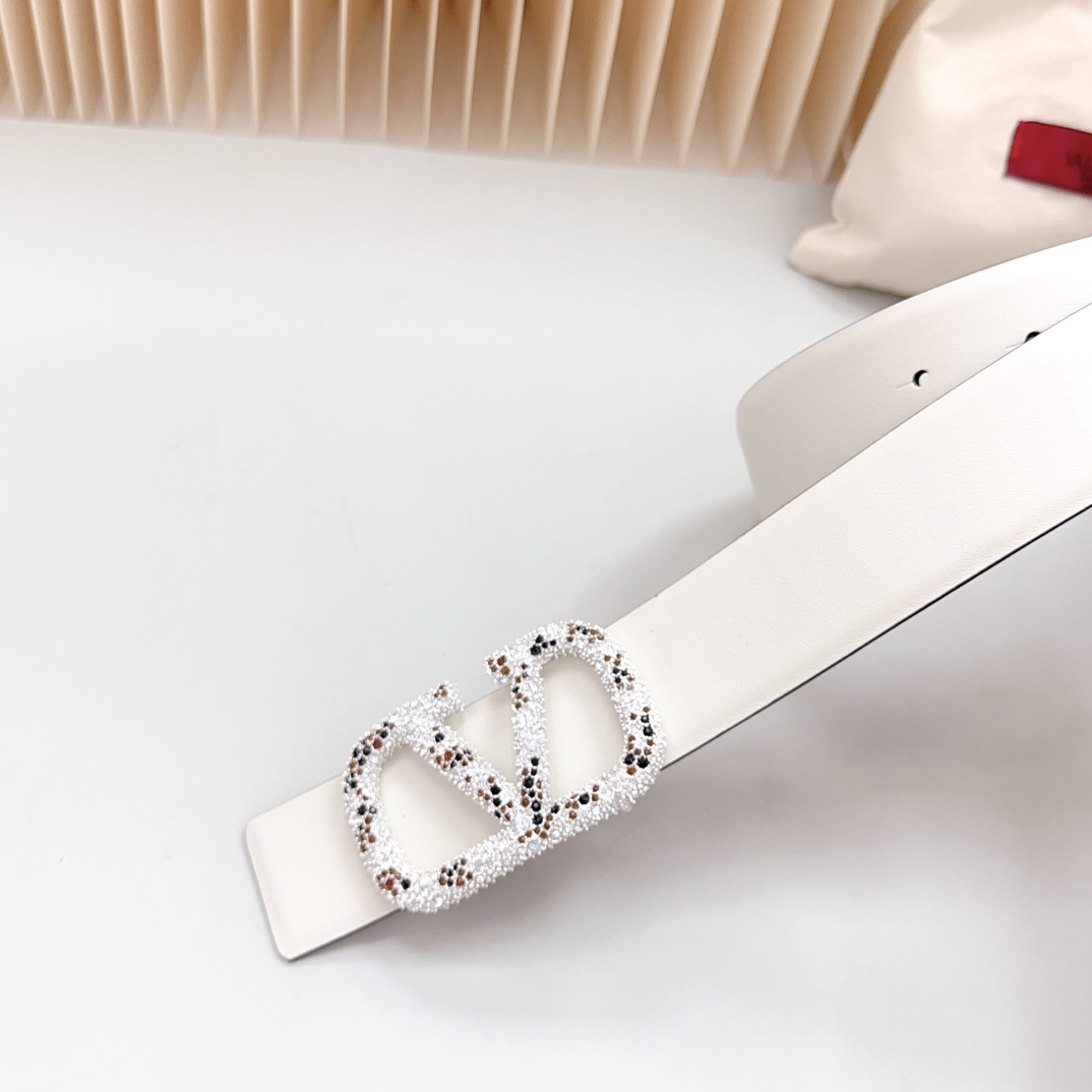 Valentino Leather Belts 1:1 Mirror Version