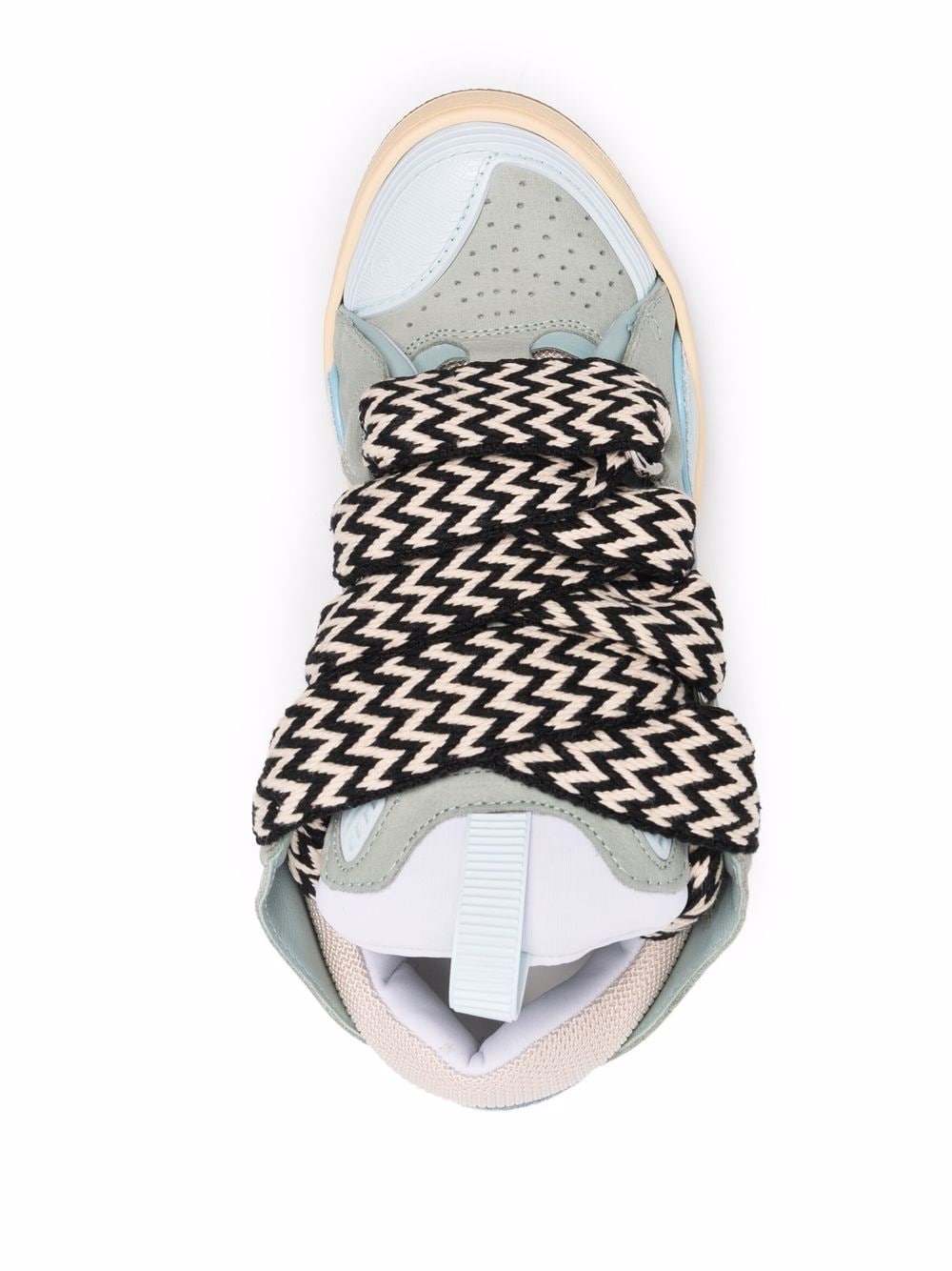 Lanvin LEATHER CURB SNEAKERS(Replica)