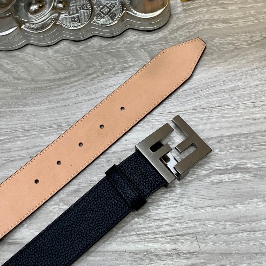 Fendi Leather Belts 1:1 Mirror Version