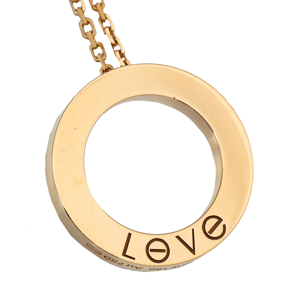 Cartier 18K Rose Gold 54 Diamonds Love Necklace