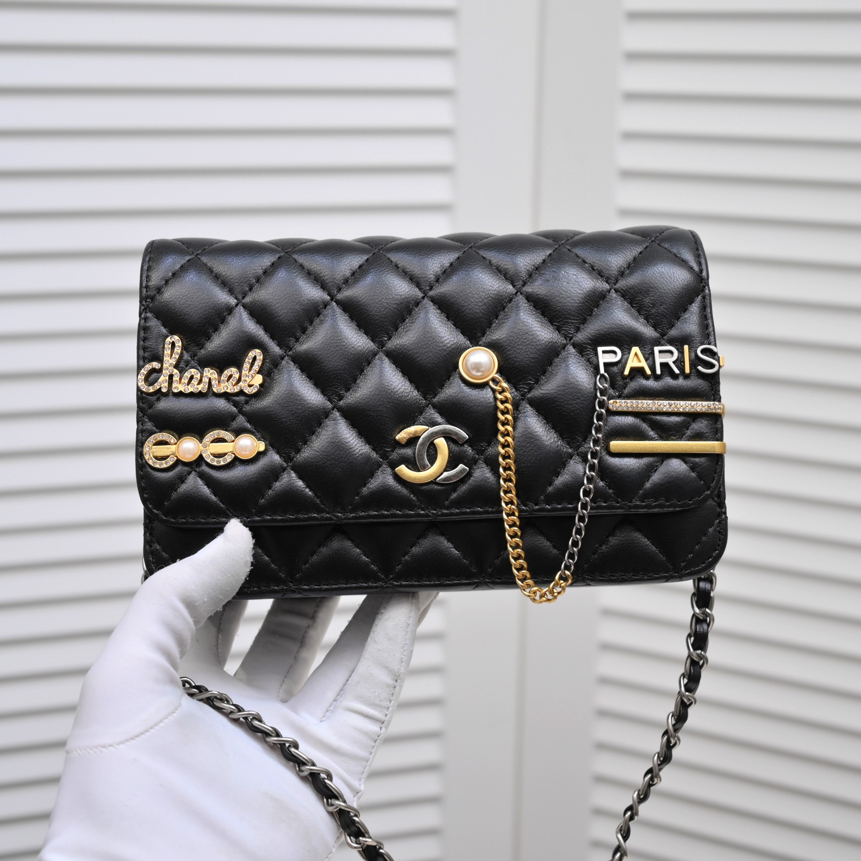 Chanel Alphabet Hardware CF Shoulder Bag Handbag
