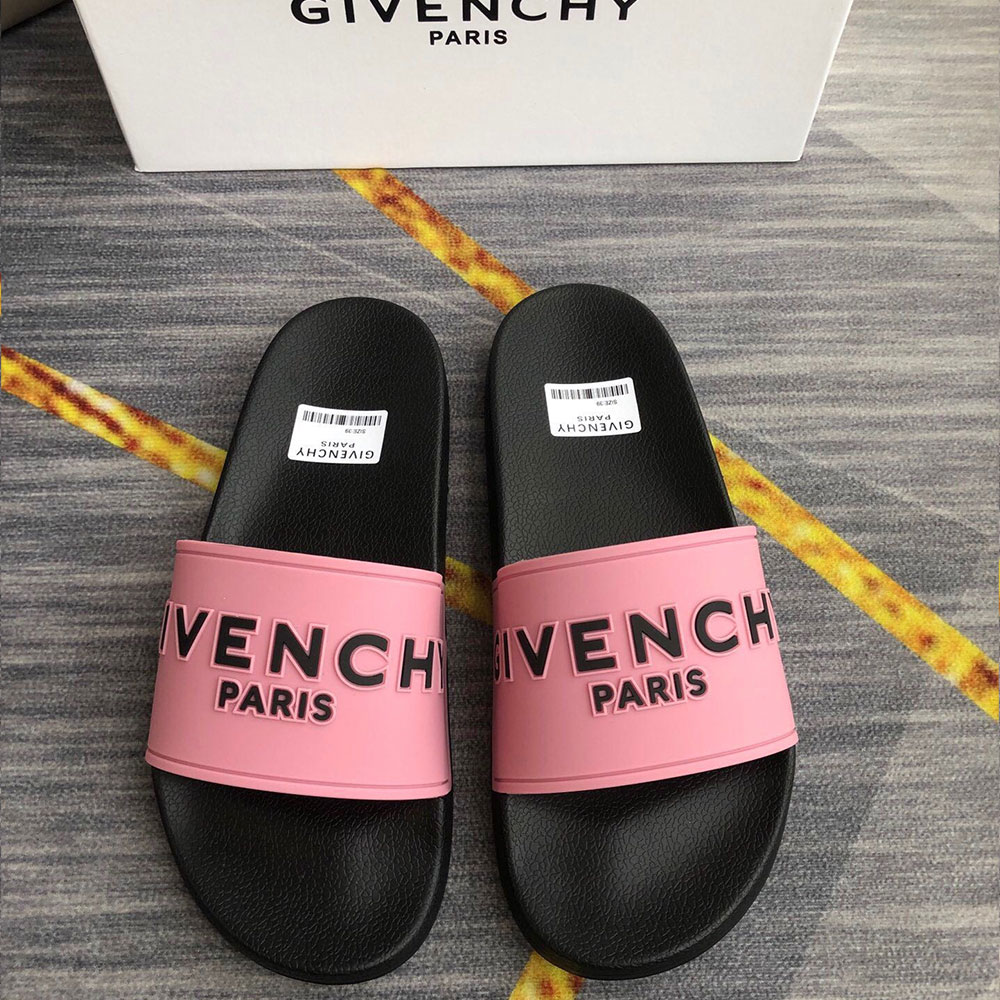 Givenchy Rubber Logo flip-flops Slide Sandal(Replica)