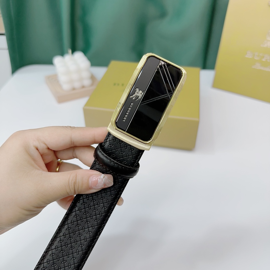 Burberry Leather Belts 1:1 Mirror Version