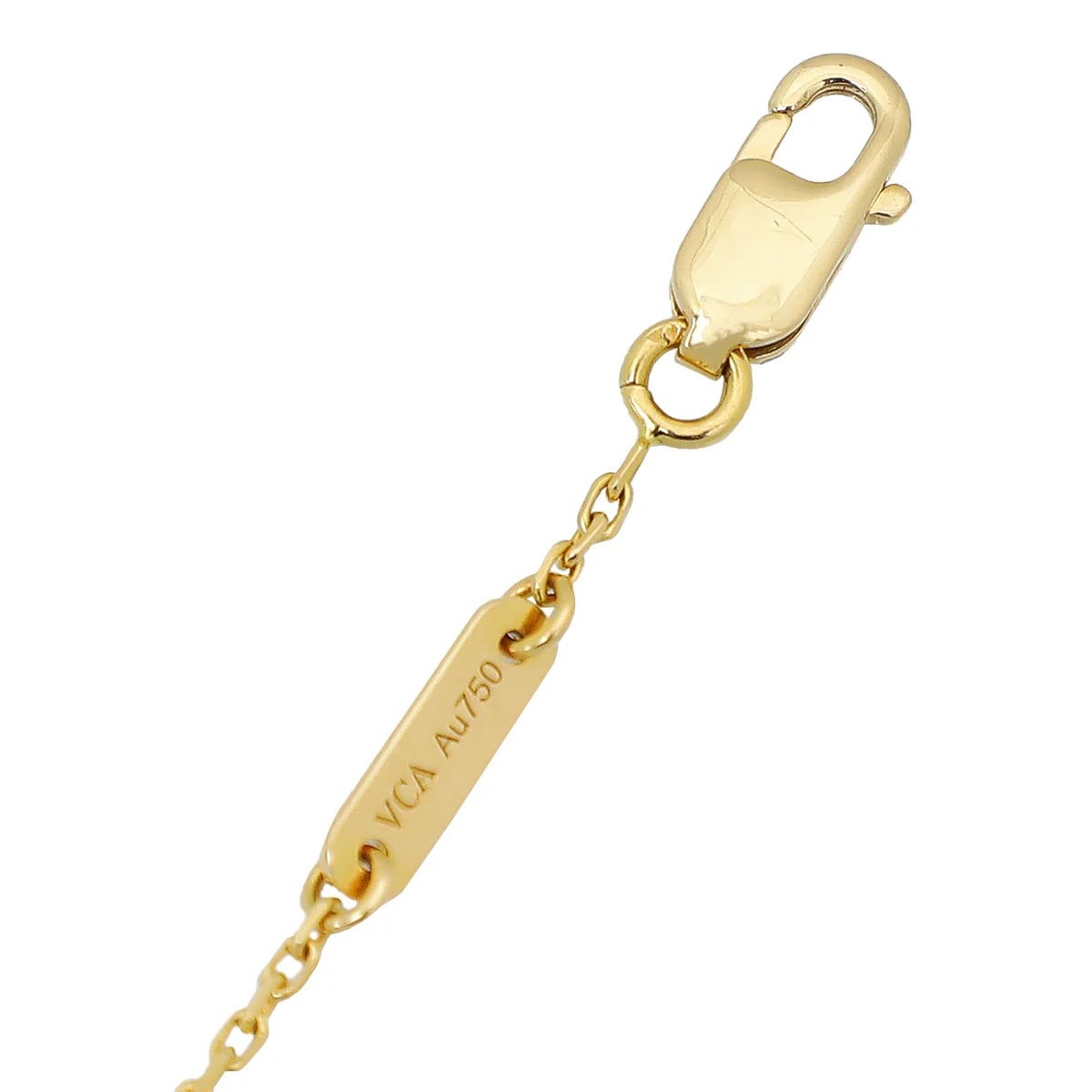Van Cleef & Arpels 18K Yellow Gold MOP Sweet Alhambra Bracelet