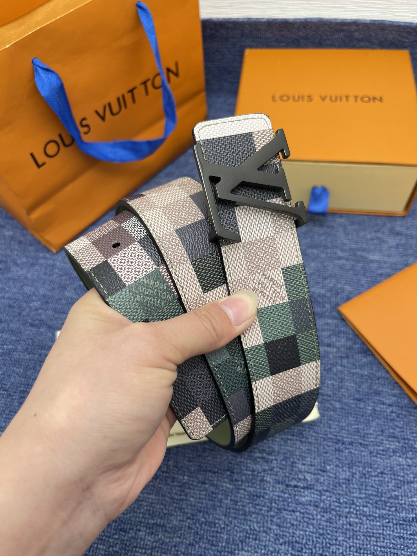 Louis Vuitton LV Leather Belts 1:1 Mirror Version