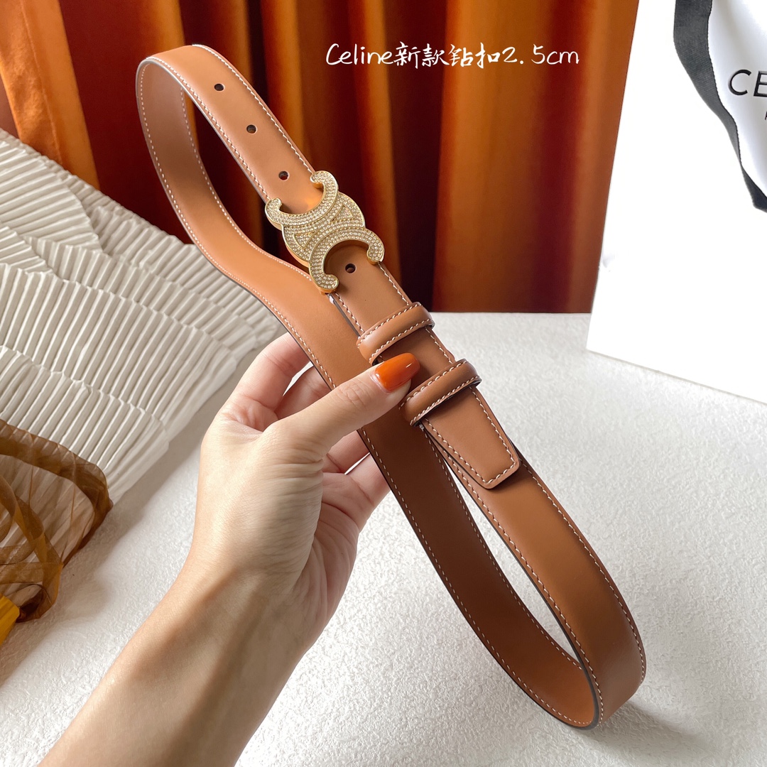 Celine Leather Belts 1:1 Mirror Version