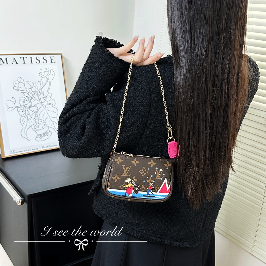 Louis Vuitton Multi Pochette Accessories Mini Bag Purse