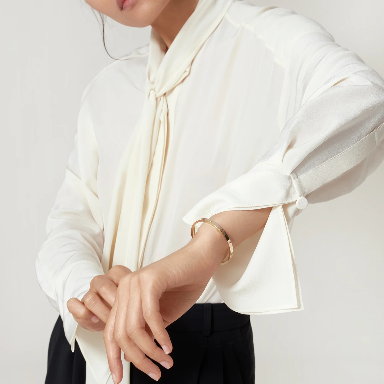 Cartier Love Bracelet with Ten Diamonds, SMALL MODEL