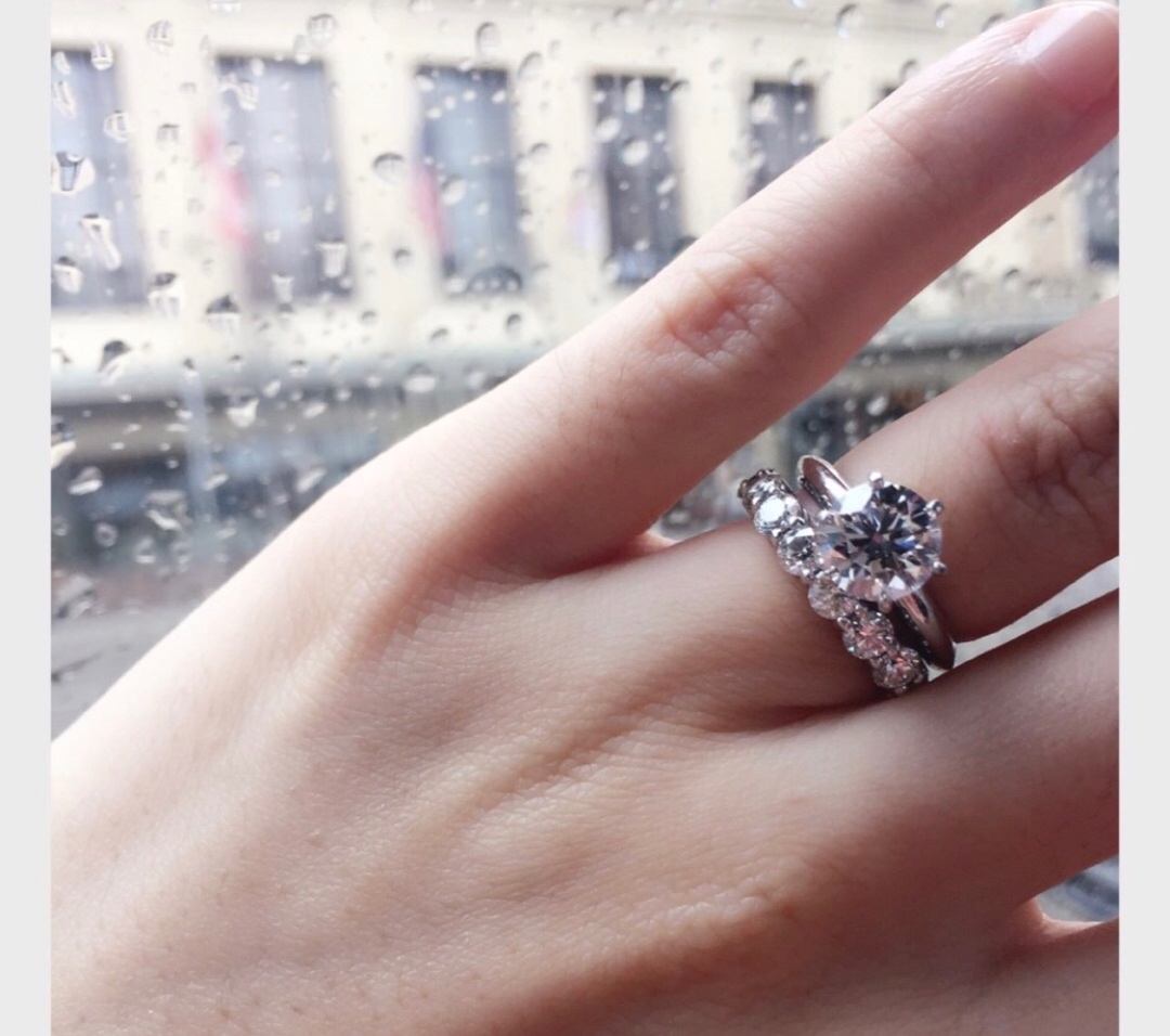 Tiffany Six Claw Wedding Ring