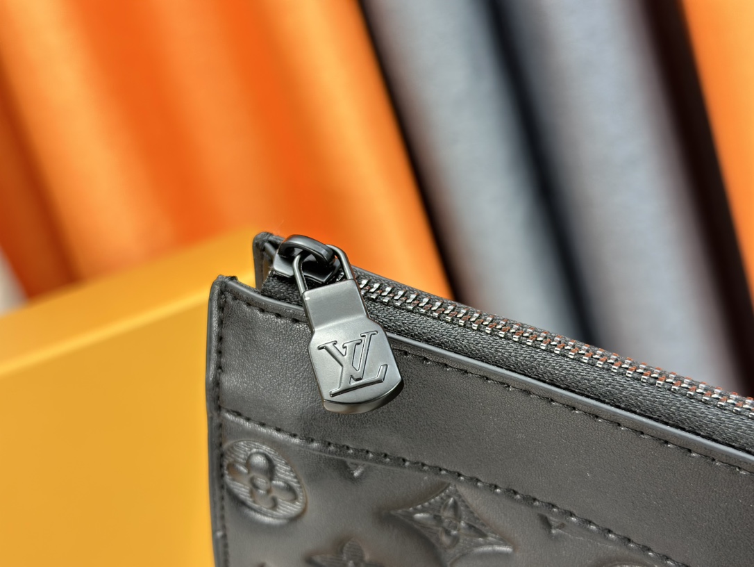 Louis Vuitton Pochette Jour Monogram Eclipse M82080 Clutch Bag Handbag