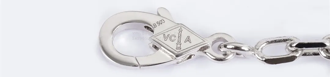 Van Cleef Arpels Magic Alhambra Bracelet 5 Motifs White Gold with Diamonds