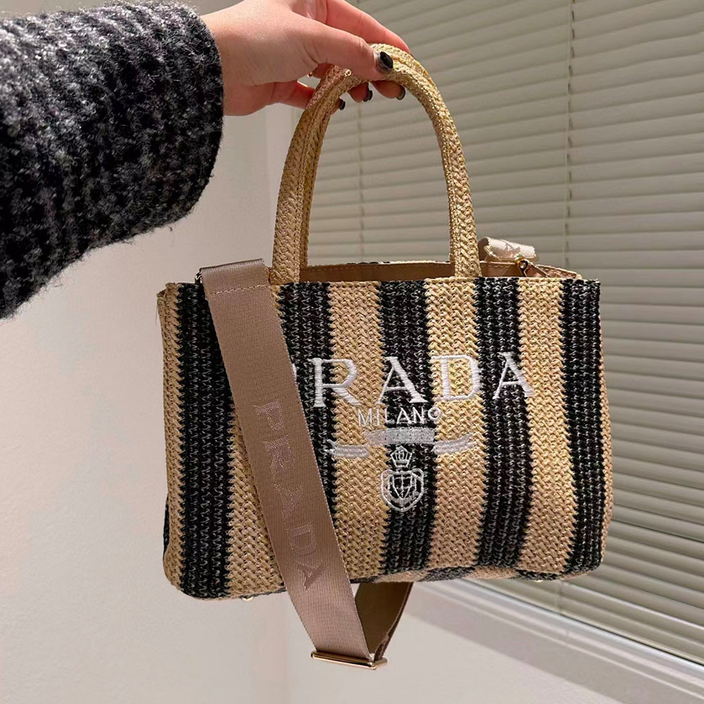 Prada Crochet Handbag Tote Bag（Replica）