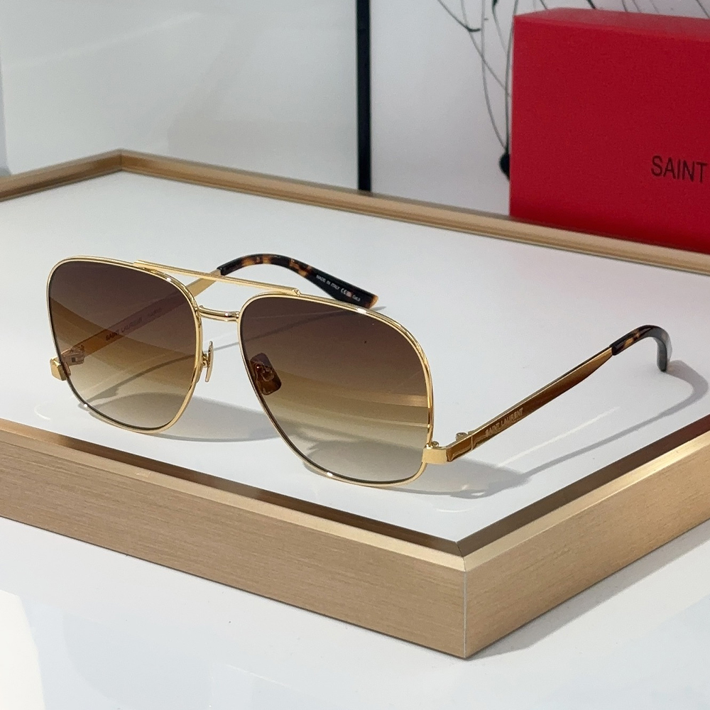 Saint Laurent YSL Metal Oval Sunglasses Top Quality（Replica）