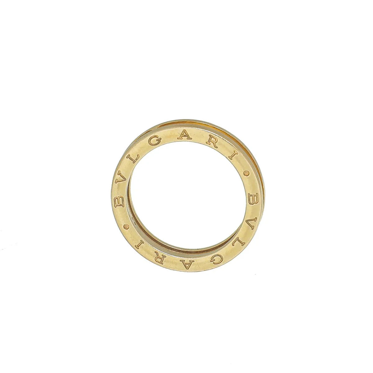 Bvlgari 18K Yellow Gold B. Zero 1 Band Ring 63
