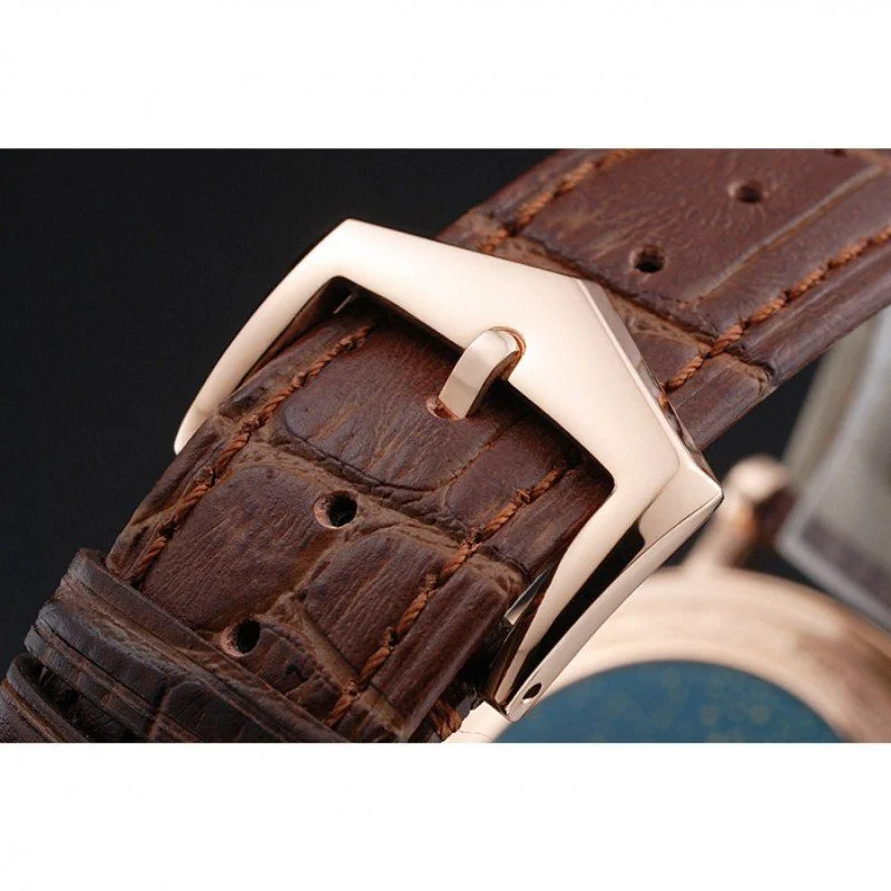 Perpetual Calendar Retrograde Dial White 40 mm, Rose Gold Plated