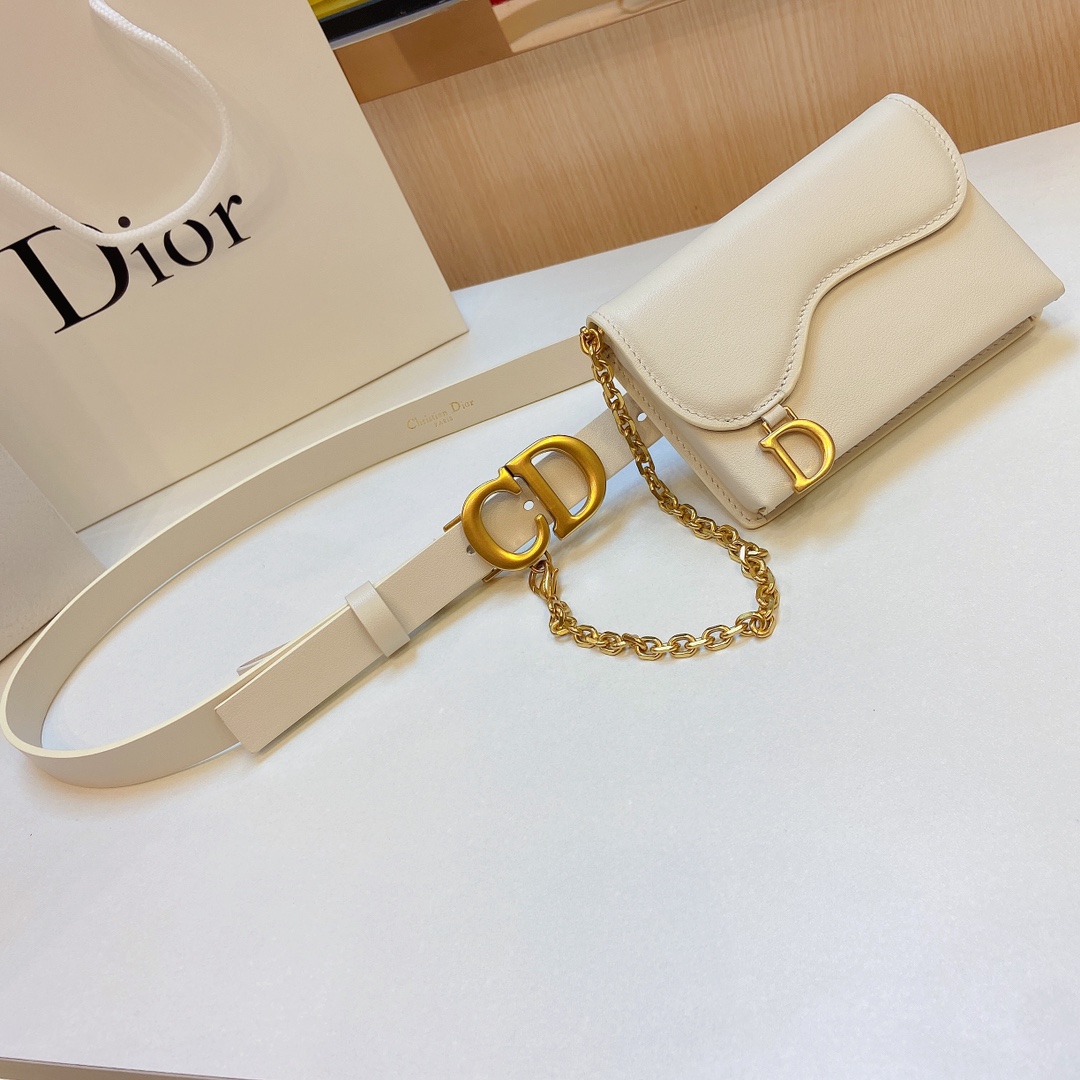 Dior Leather Belts 1:1 Mirror Version