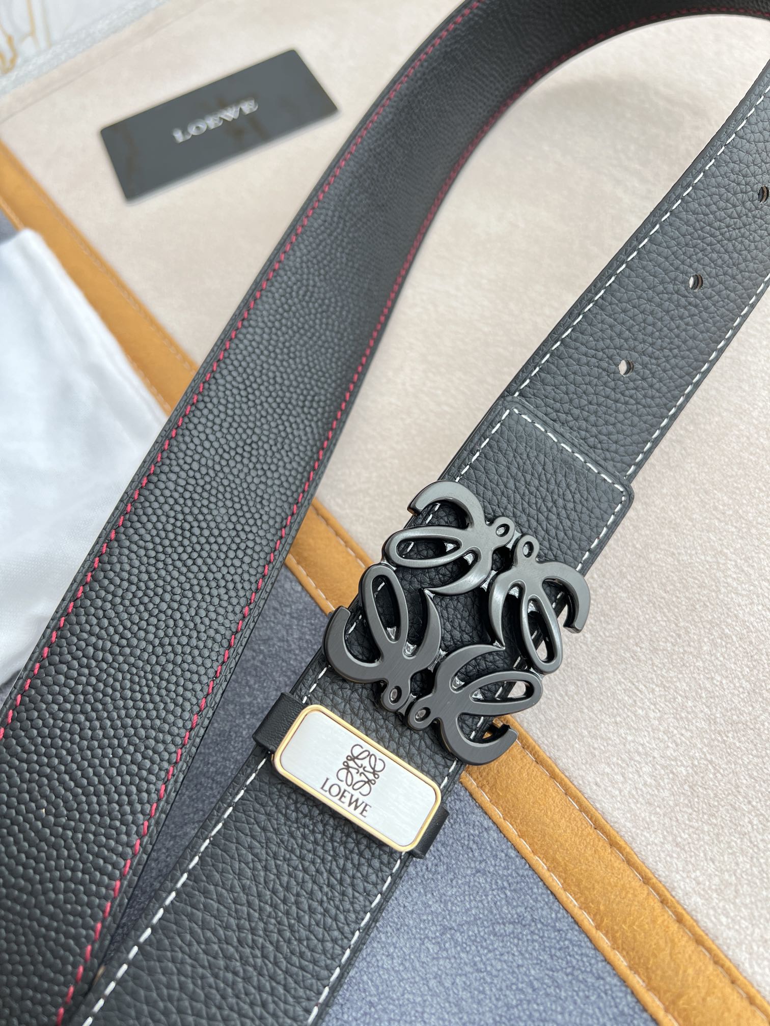 Loewe Leather Belts 1:1 Mirror Version