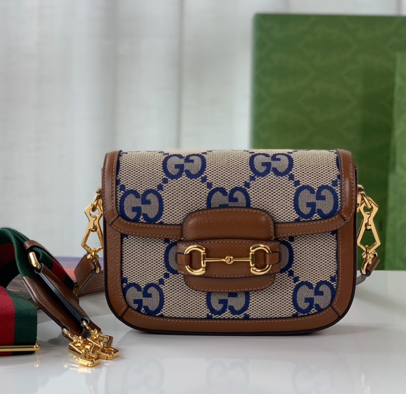GUCCI 1955 Horsebit Shoulder Bag Mini Handbag(Replica)