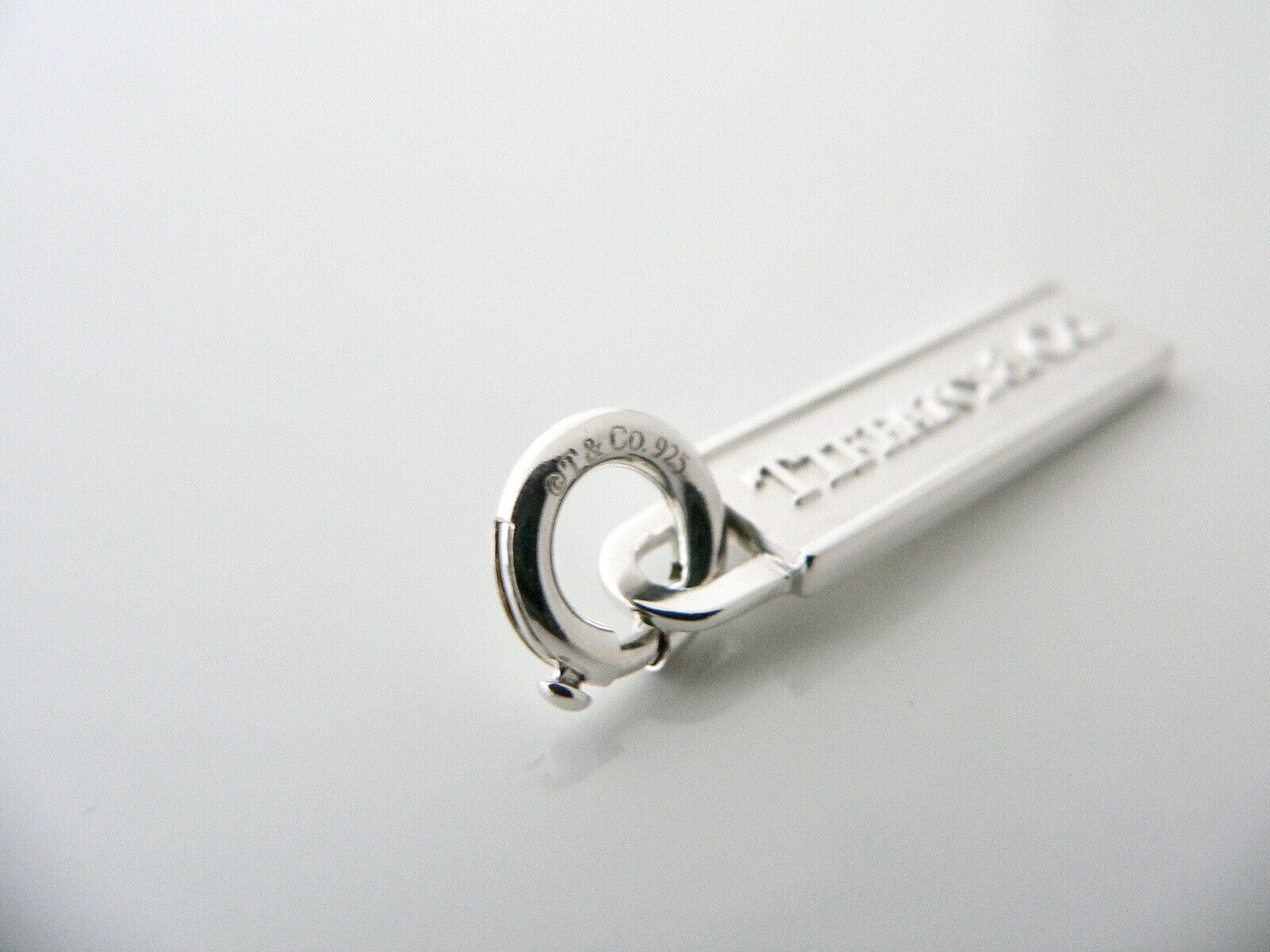 Tiffany & Co Silver Street Sign Charm Pendant Clasp 4 Necklace Bracelet Gift Art