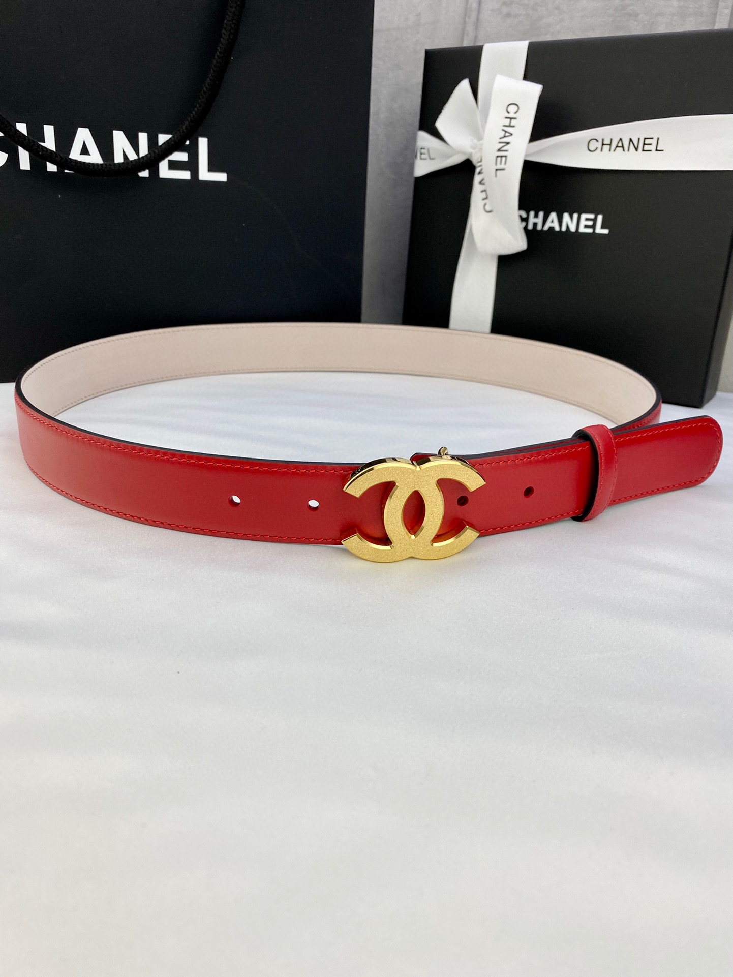Chanel Leather Belts 1:1 Mirror Version