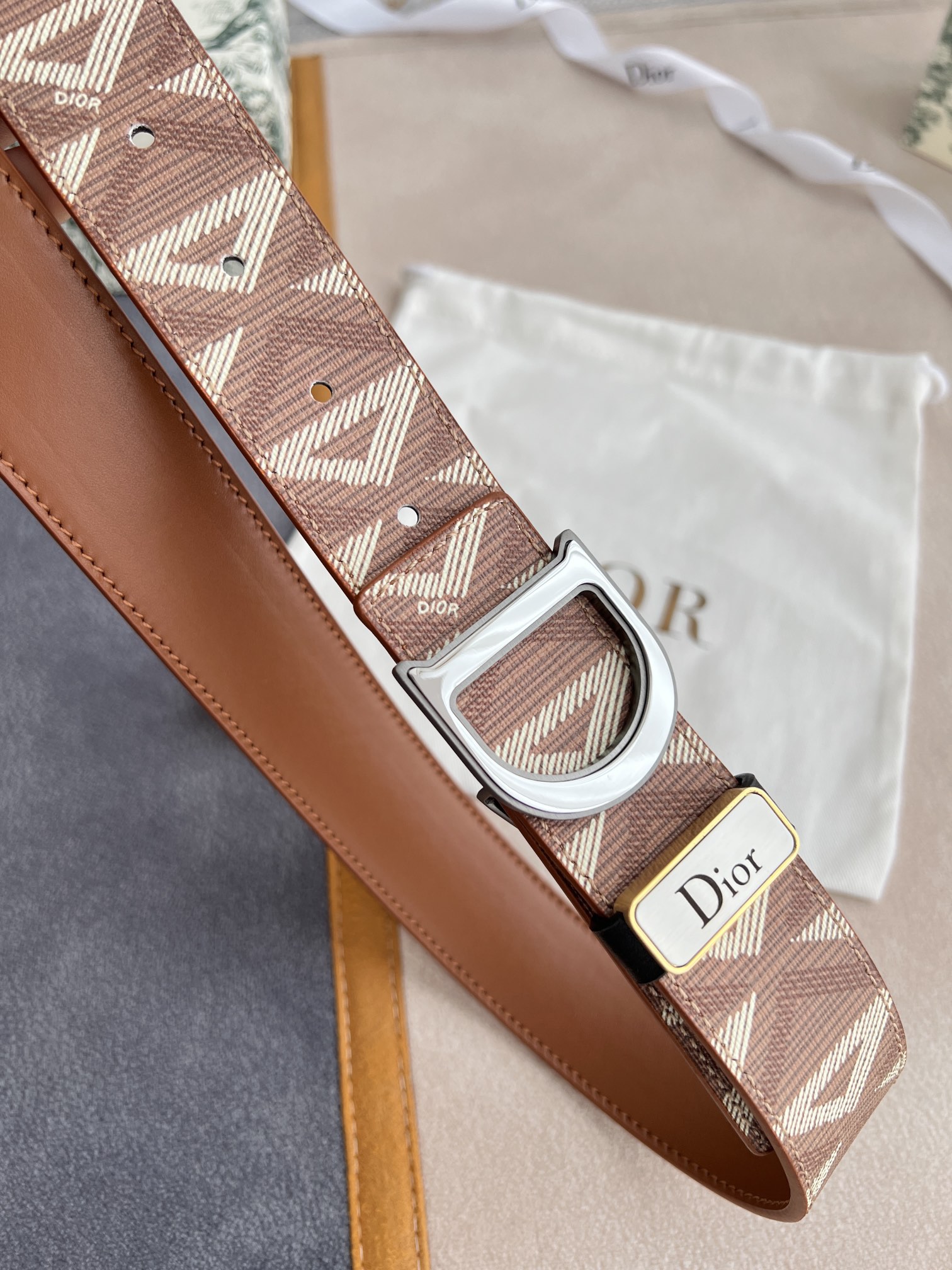 Dior Leather Belts 1:1 Mirror Version