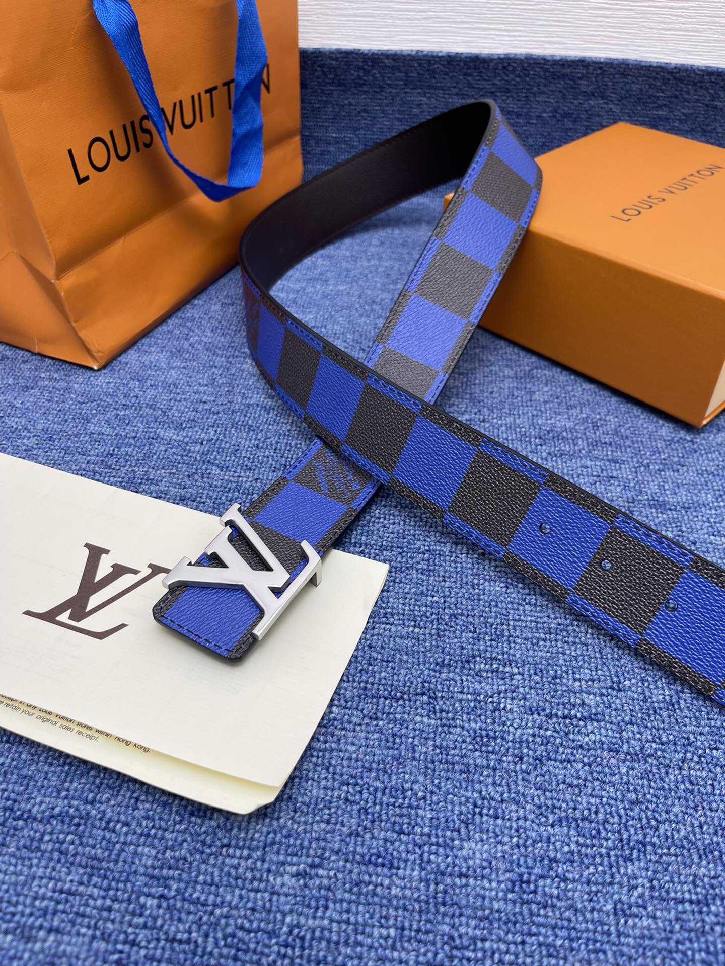 Louis Vuitton LV Leather Belts 1:1 Mirror Version