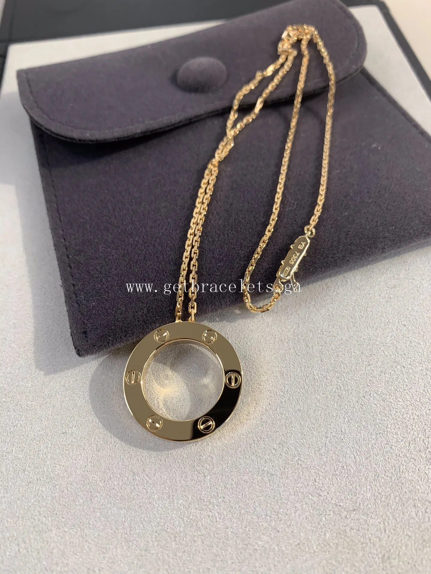 Cartier Love Necklace Rose Gold