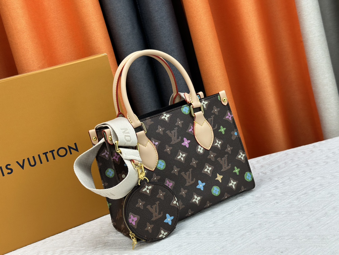 Louis Vuitton On The Go Tote M46833 Shoulder Bag Handbag