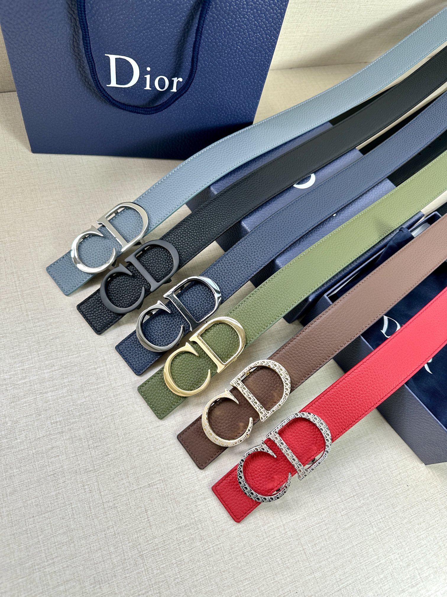 Dior Leather Belts 1:1 Mirror Version