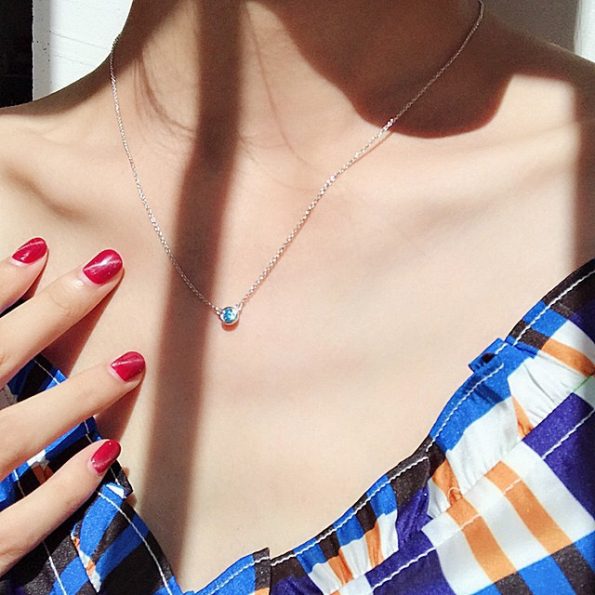 Tiffany Elsa Necklace Dupe, Three Style Diamonds