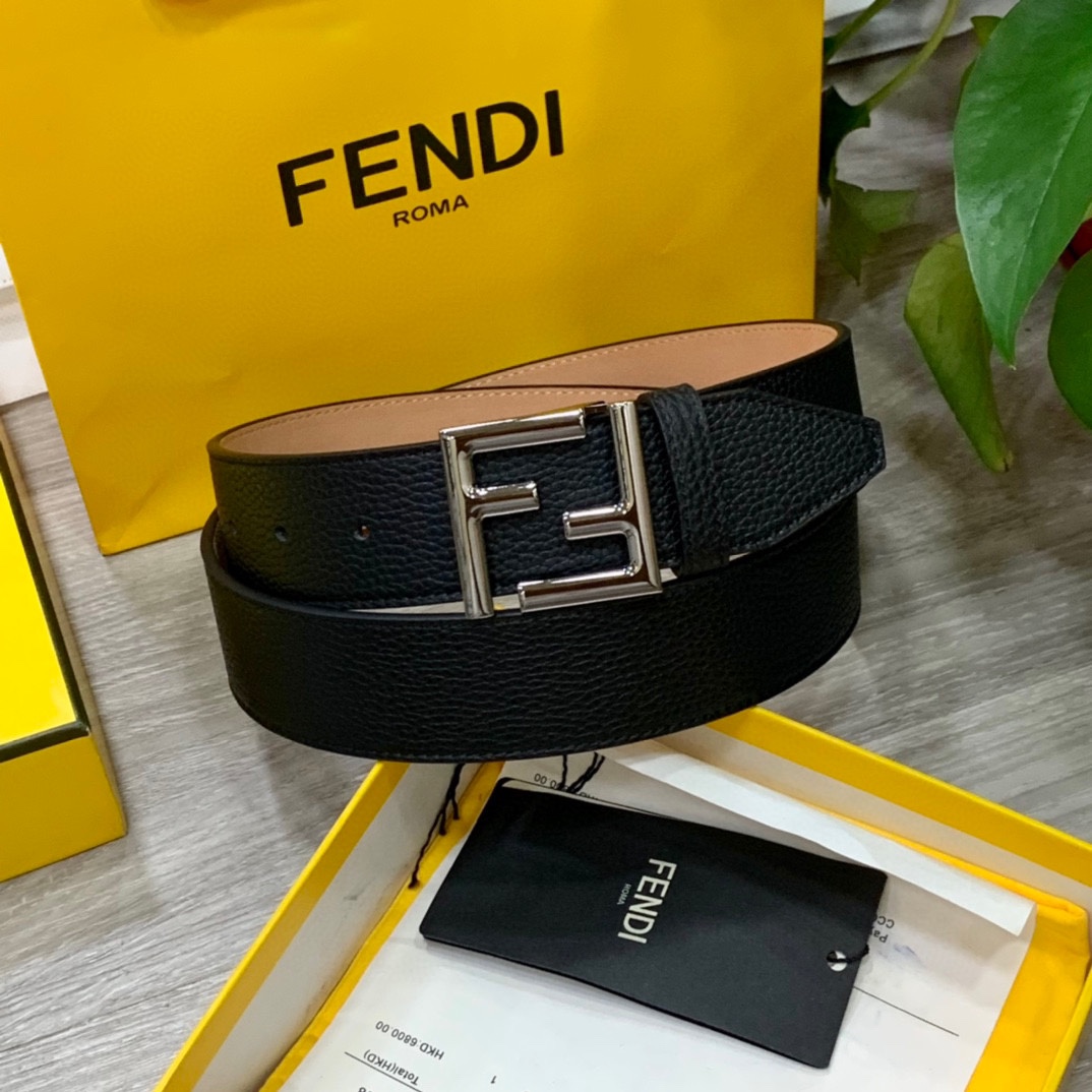 Fendi Leather Belts 1:1 Mirror Version