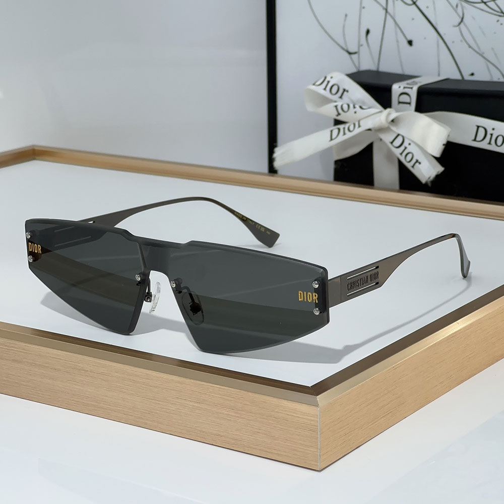 Dior Lens Logo Metal Frame sunglasses Top quality (Replica）