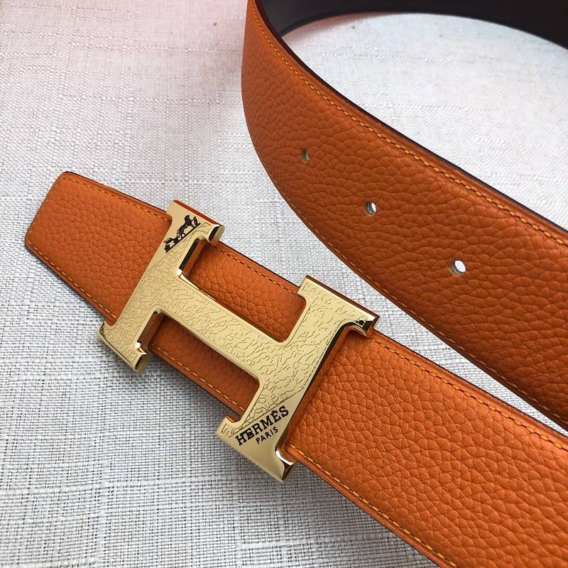Hermes H Belt Buckle & Reversible Brown For Women, Women Belt 380MM