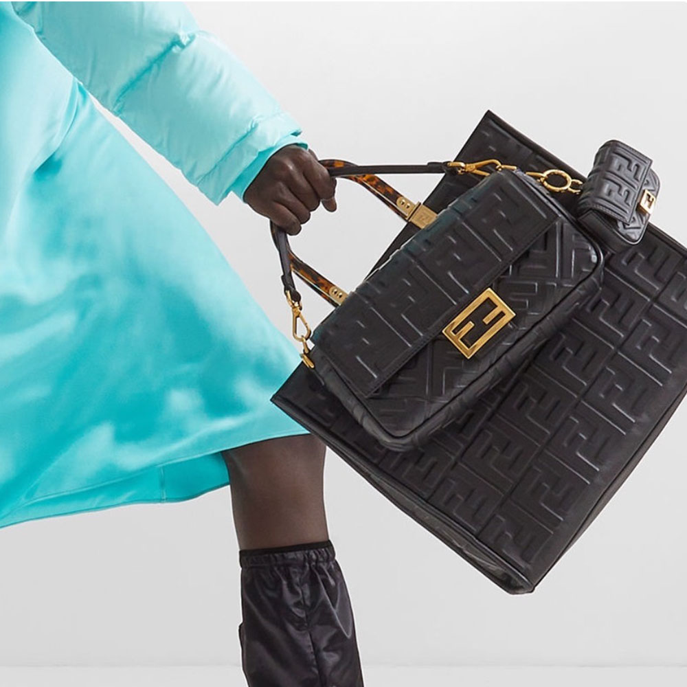 FENDI Sunshine Texture Bag Medium Bag(Replica)