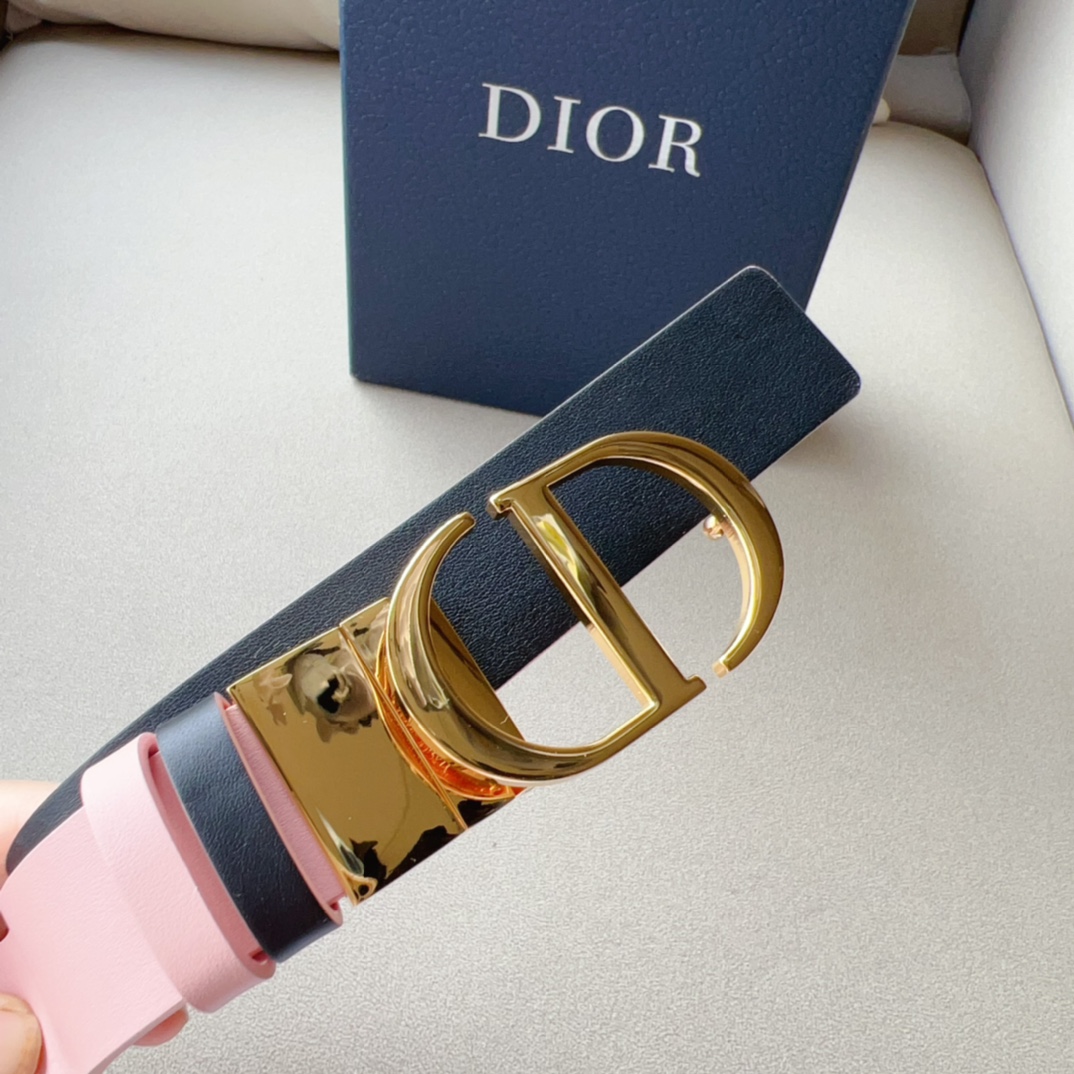 Dior Leather Belts 1:1 Mirror Version
