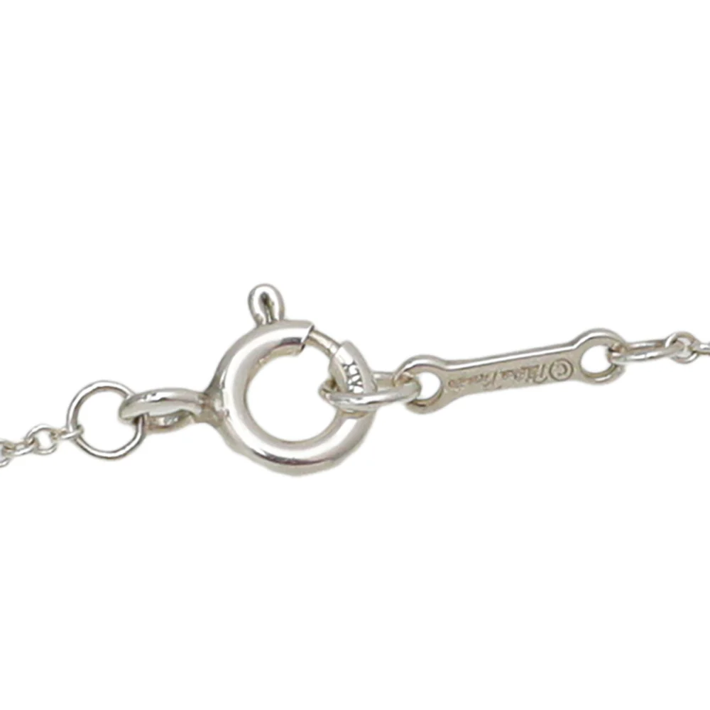 Tiffany & Co Silver Paloma's Melody Circle Pendant Necklace