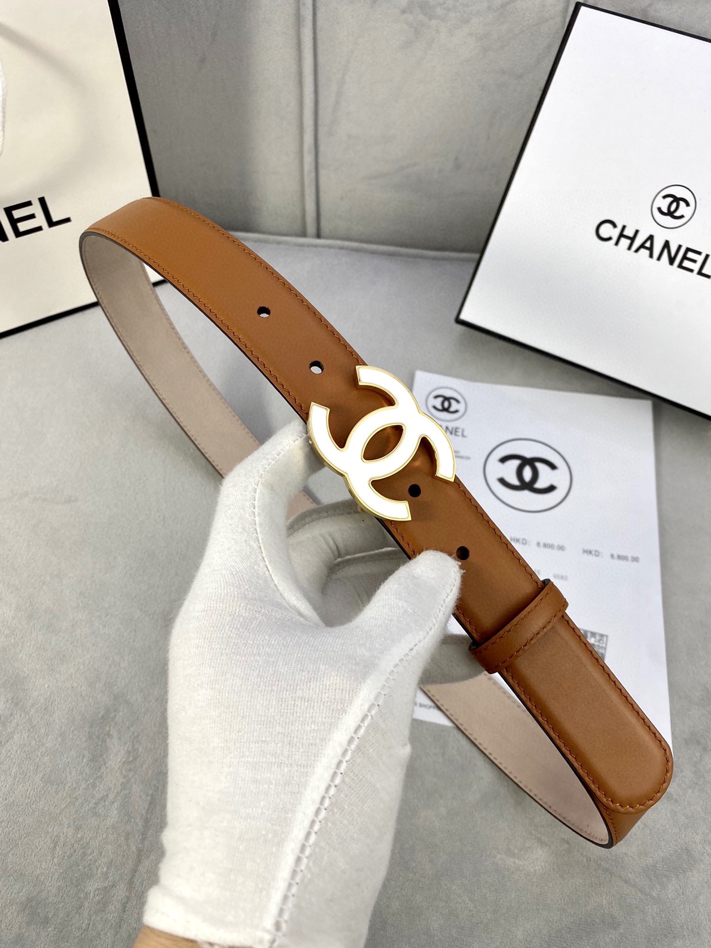 Chanel Leather Belts 1:1 Mirror Version