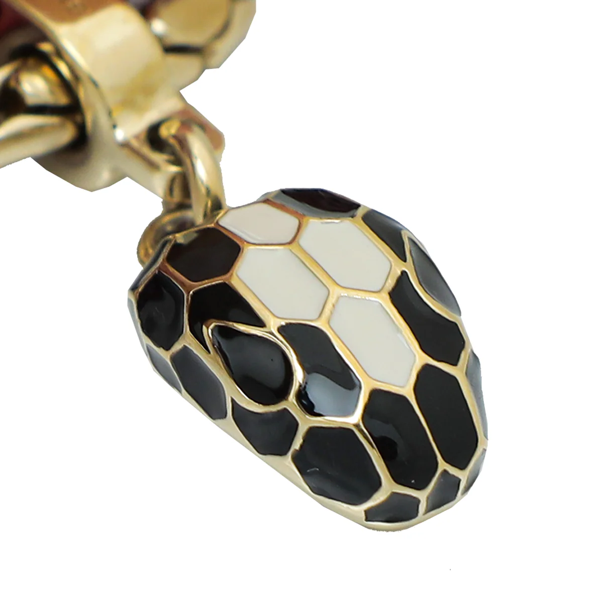 Bvlgari Burgundy Serpenti Forever Bracelet