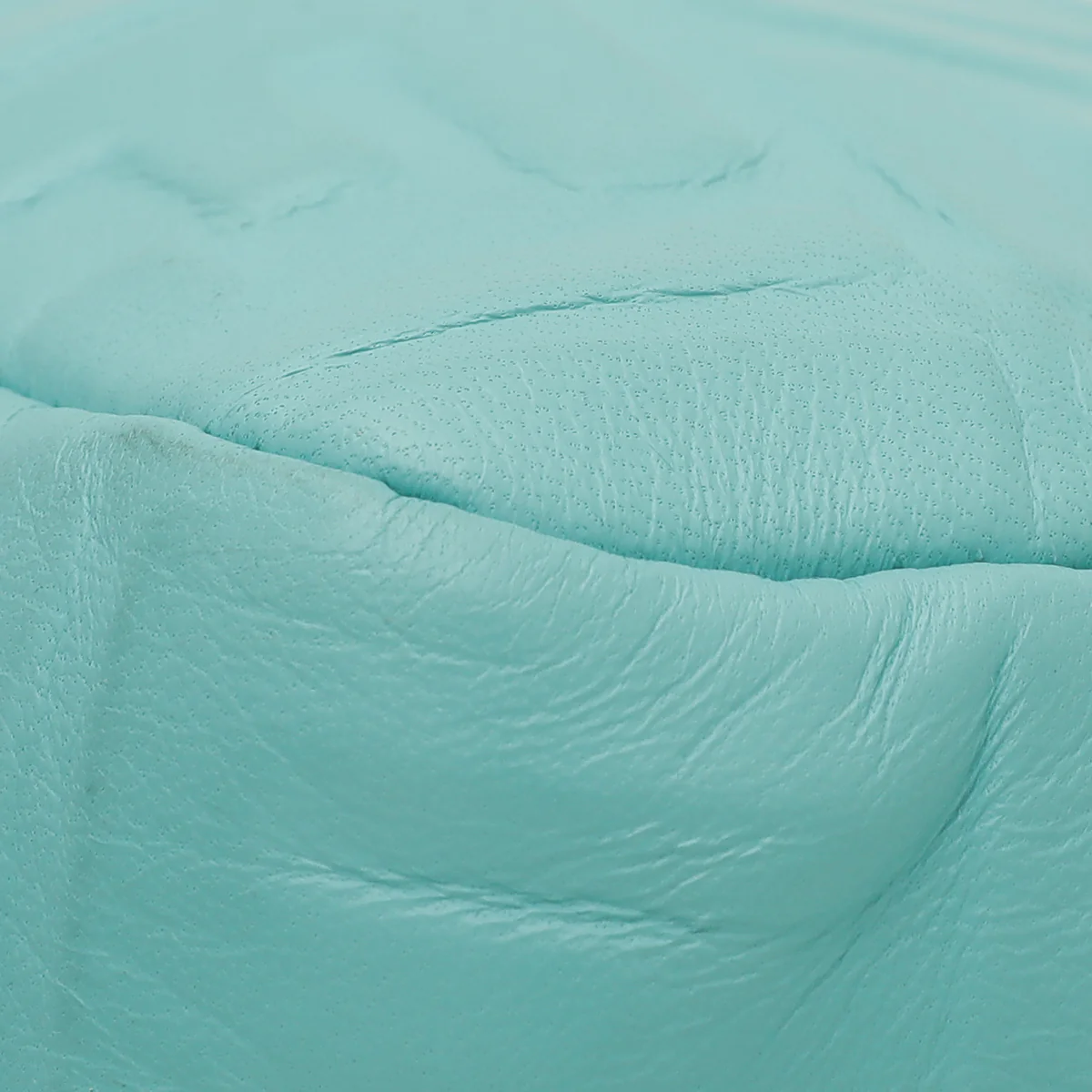 Fendi Tiffany Blue FF Embossed Baguette Medium Bag