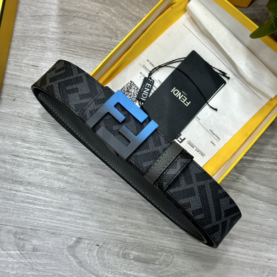Fendi Leather Belts 1:1 Mirror Version