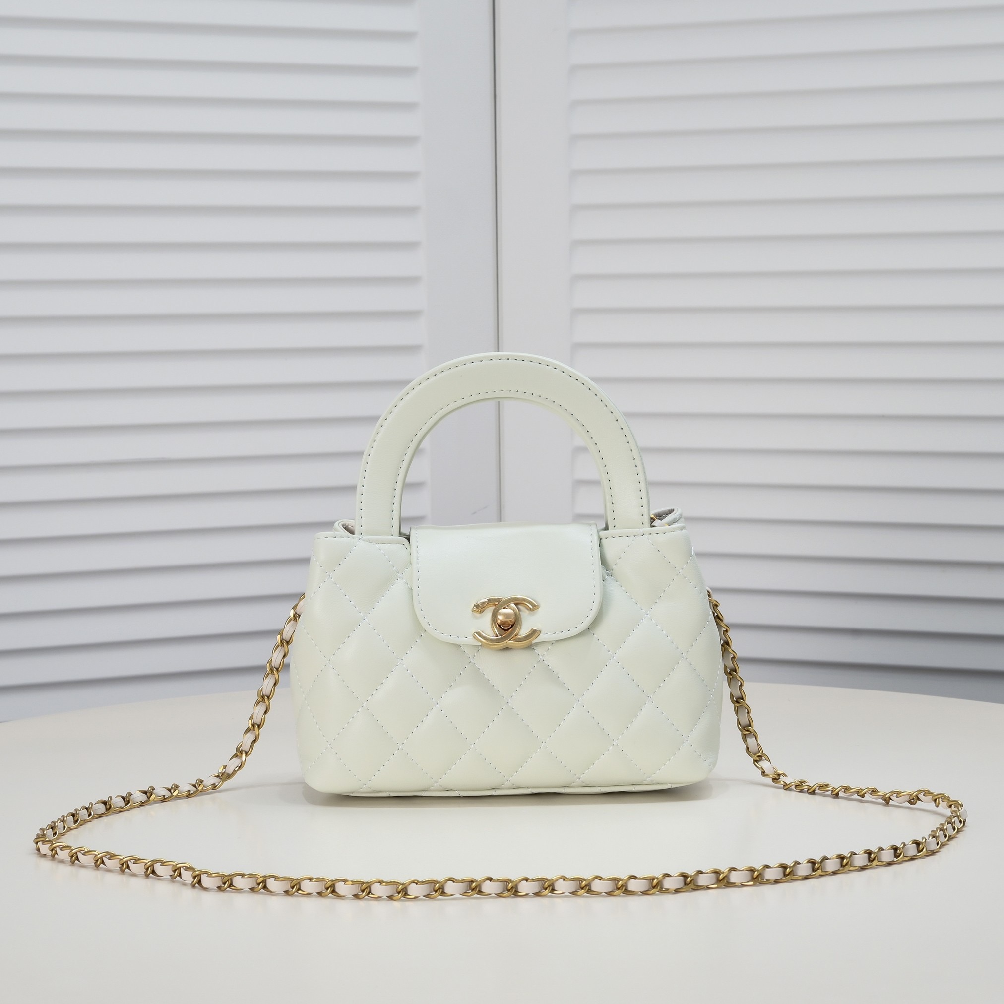 Chanel 23K Kelly Chain Handle Calfskin Handbag Shoulder Bag（Replica）