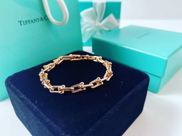 Tiffany Bracelet Replica, Link Bracelet, White Gold& Gold& Rose Gold
