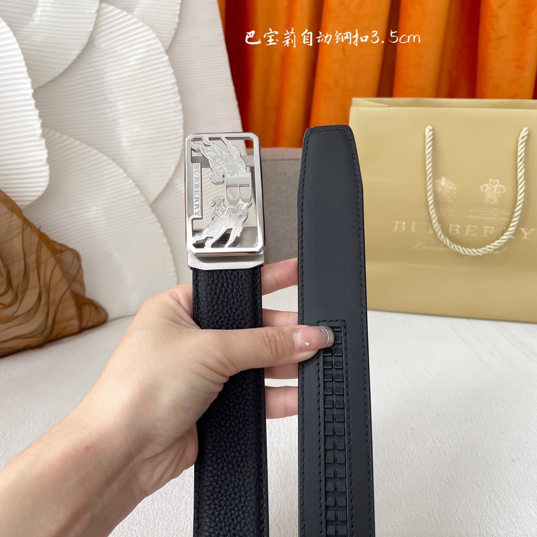 Burberry Leather Belts 1:1 Mirror Version