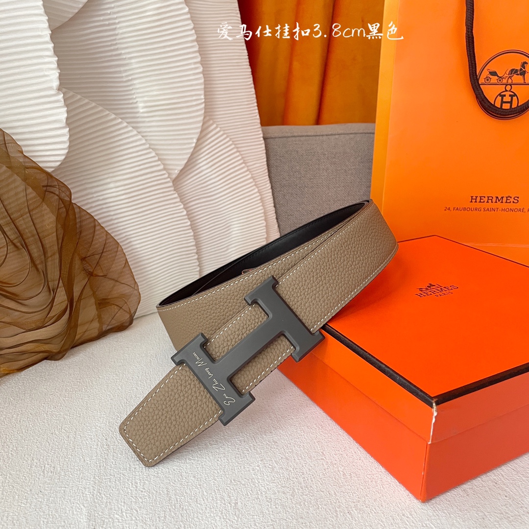 Hermes Leather Belts 1:1 Mirror Version