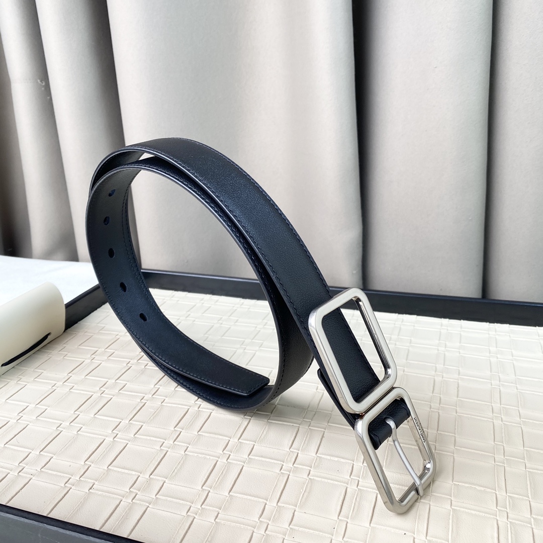 YSL Saint Laurent Leather Belts 1:1 Mirror Version