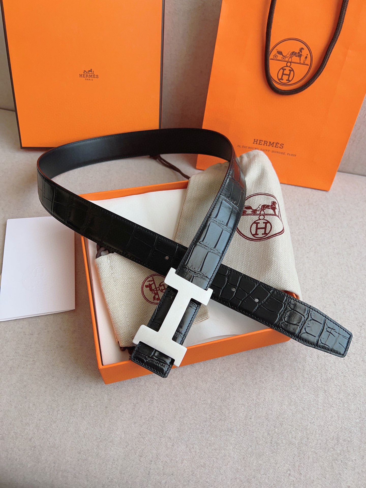 Hermes Leather Belts 1:1 Mirror Version