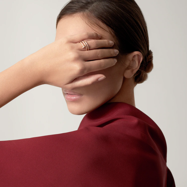 Cartier Nail Ring Full of Diamonds