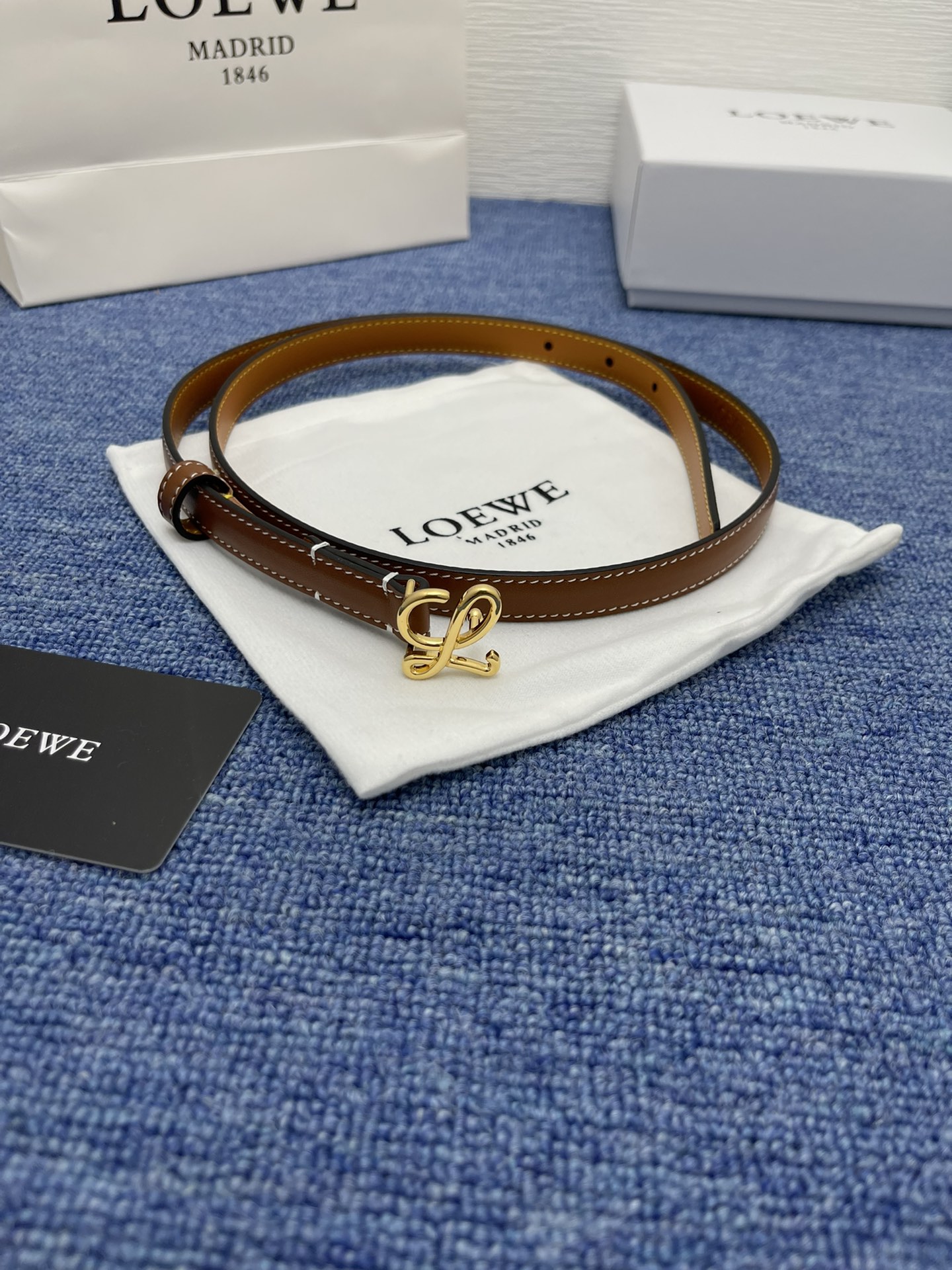 Loewe Leather Belts 1:1 Mirror Version